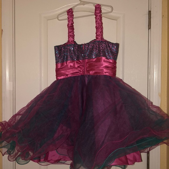 Pink & blue dress - Picture 2 of 4